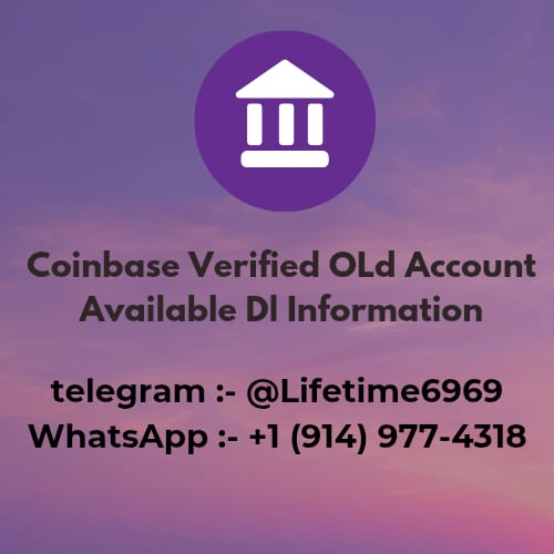 Verified Coinbase Account