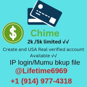 Buy Full verified chime  account