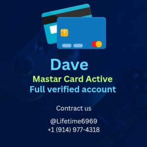 Buy Full Verified Dave Account