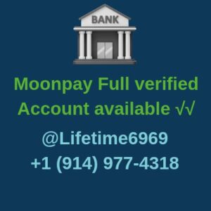 Verified Moonpay Account