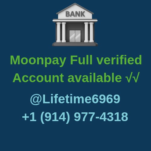 Verified Moonpay Account